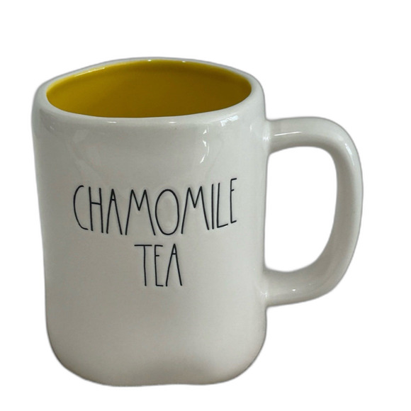 Rae Dunn Artisan Collection by Magenta “CHAMOMILE TEA” Embossed Ceramic Mug. - Picture 1 of 10